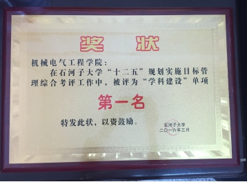 7003全讯白菜网址“十二五”规划实施目标管理综合考评“团队建设”单项第一名